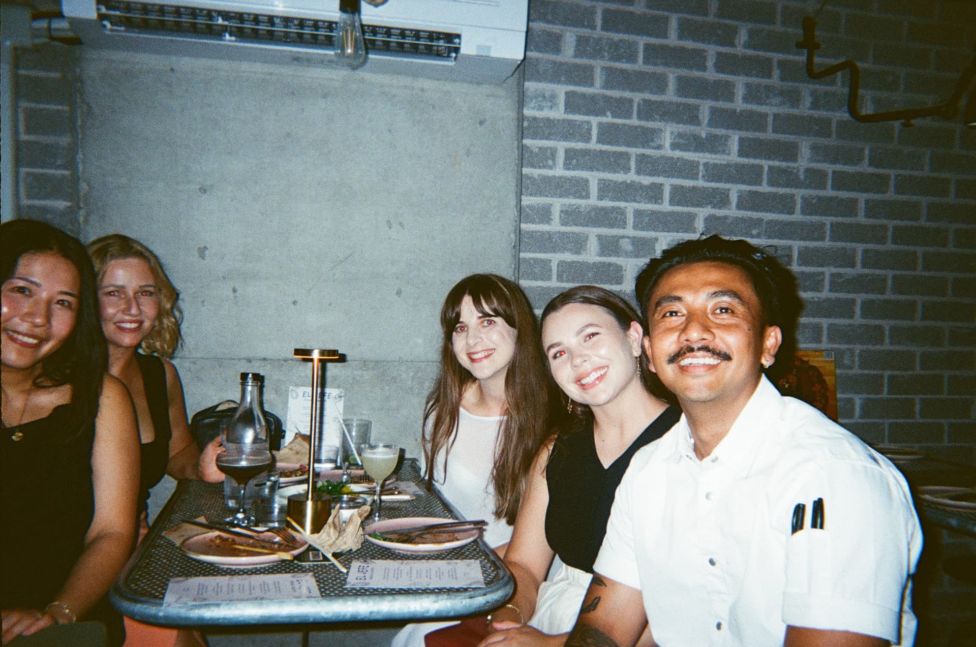 Guests around the table at El Jefe